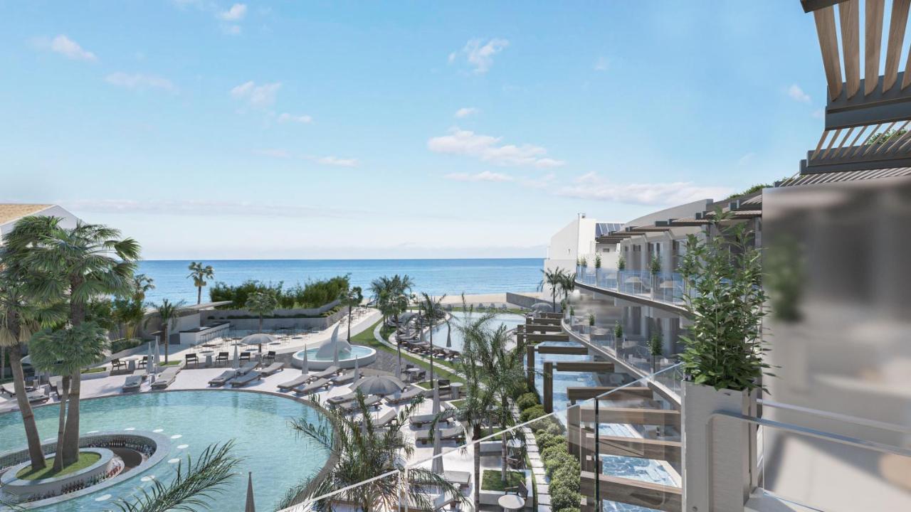 Nautilux Rethymno By Mage Hotels Dış mekan fotoğraf The resort's pool area