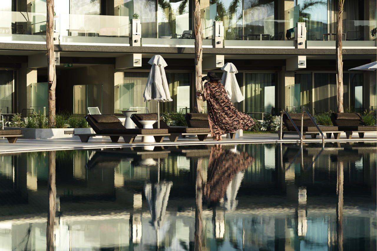 Nautilux Rethymno By Mage Hotels Dış mekan fotoğraf The swimming pool at the hotel
