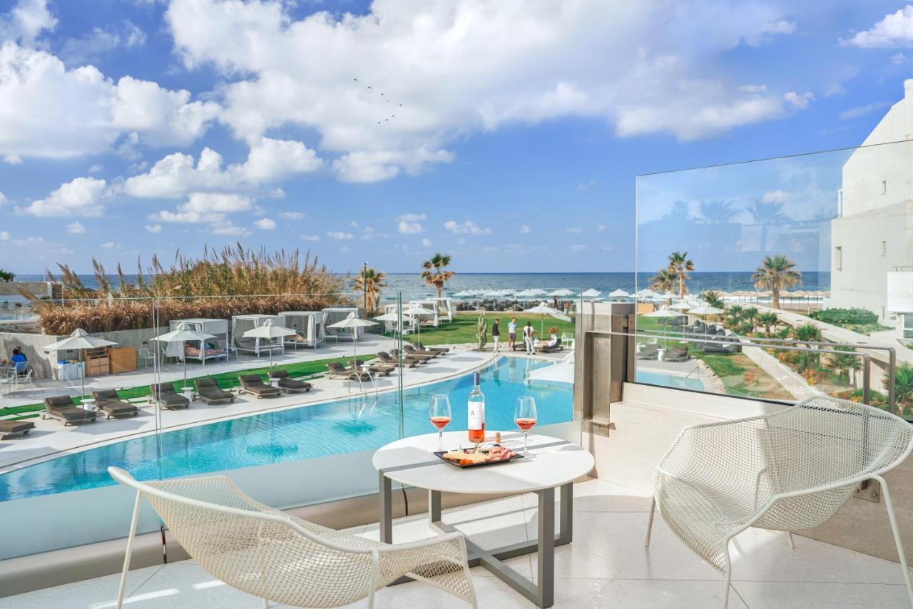 Nautilux Rethymno By Mage Hotels Dış mekan fotoğraf The resort's pool